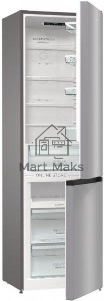 Холодильник Gorenje NRK6201PS4 серебристый металлик двухкамерный 235/96л морозилка снизу
