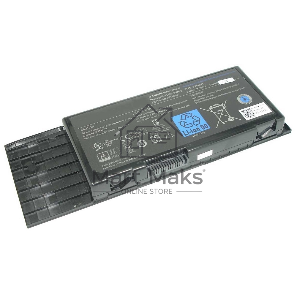 Аккумуляторная батарея для ноутбука Dell Alienware M17x R3, R4 90Wh