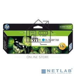 Картридж струйный HP №971XL CN626AE голубой для HP OJ Pro X476dw/X576dw/X451dw/X551dw (6600стр.)
