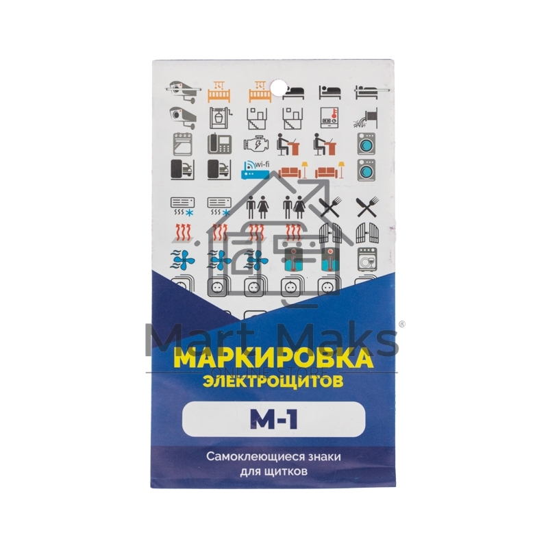 Набор наклеек «Маркировка электрощитов М-1» 85х150мм (надписи для ВА, 10 листов) Rexant