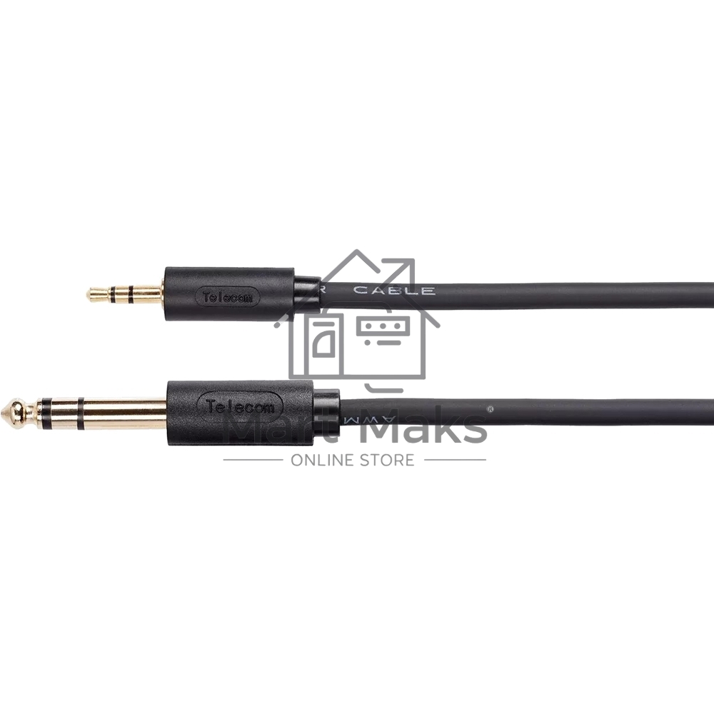 Кабель-адаптер 3.5ST(M)/6.35 ST(M), 1.5м, Telecom PRO <TAV6165-1.5M>