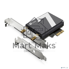 Трехдиапазонный беспроводной PCI Express-адаптер Wi-Fi 7 TP-Link Archer TBE550E BE9300 с поддержкой Bluetooth 5.4