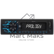 Автомагнитола Prology CMX-190, 1 DIN, Bluetooth, USB Type-A, AUX, пульт ДУ