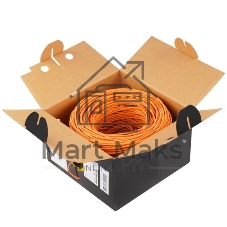 Кабель Cablexpert UPC-5051E-LSZH-4-CU indoor, UTP-LSZH 4x2x0.51, медный, кат.5e, однож., 305м, box, оранжевый
