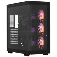 Компьютерный корпус Deepcool CH780 черный (ATX, без БП, ARGb, 4xUSB3.2 Type-A + USB3.2 Type-C) (R-CH780-BKADE41-G-1) MidiTower