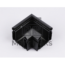 Коннектор угловой для корпуса в натяжной потолок Magnetic 220V 100*100*61 GL1043 BK черный (соединители в комплекте)