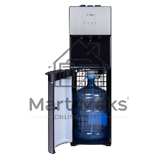Кулер для воды Hotfrost V400AS, нижняя загрузка, нагрев 90 °С, охлаждение 10 °С, серебристый/черный