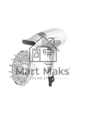 Фен Braun HD585 2500Вт белый/серебристый