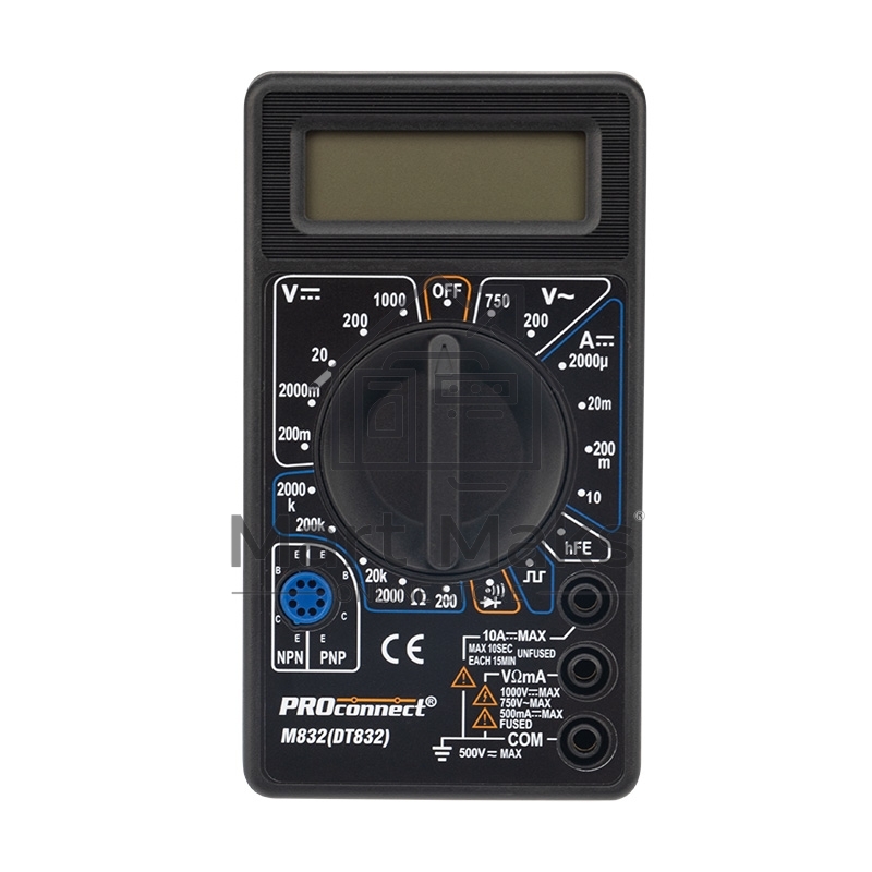 Портативный мультиметр M832 (DT832) PROconnect