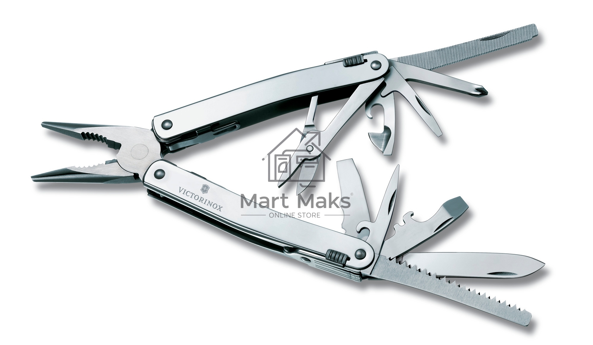 Мультитул Victorinox SwissTool Spirit X (3.0224.LB1) 105мм 26функц. серебристый блистер