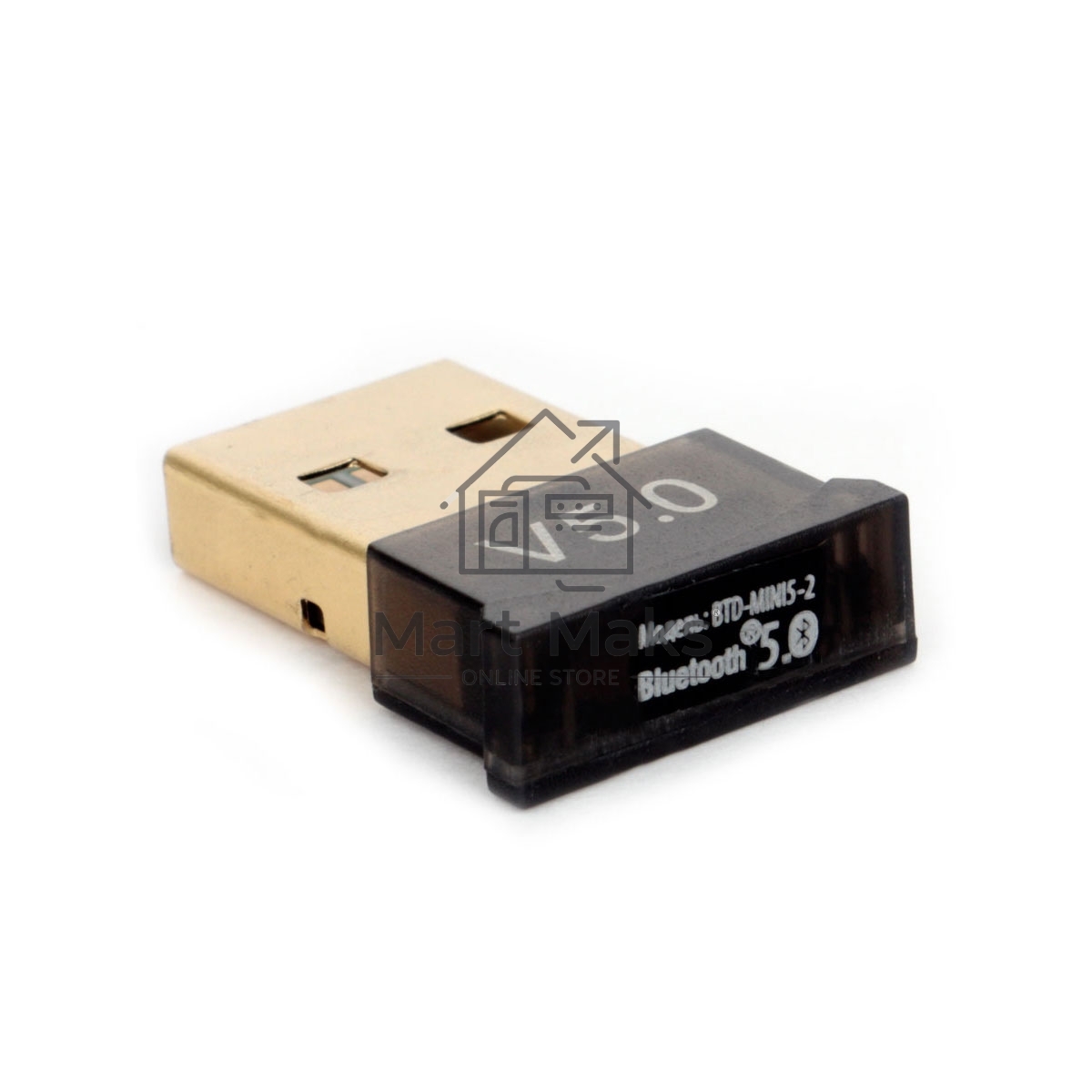 Адаптер Bluetooth Gembird, BTD-MINI5-2, ультратонкий корпус, v.5.0, 10 метров, USB