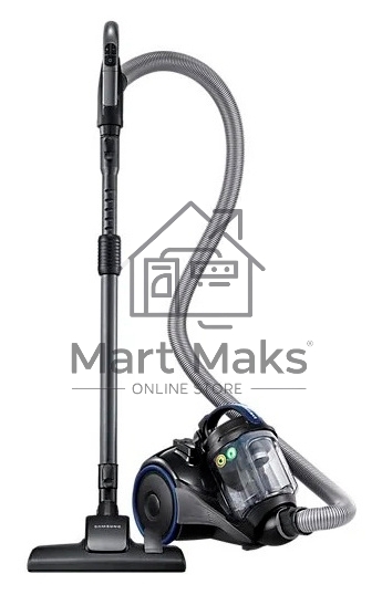 Пылесос Samsung VC15K4136HB/EV черный/синий, 390/1500 Вт, уборка сухая, пылесборник контейнер 1.3 л