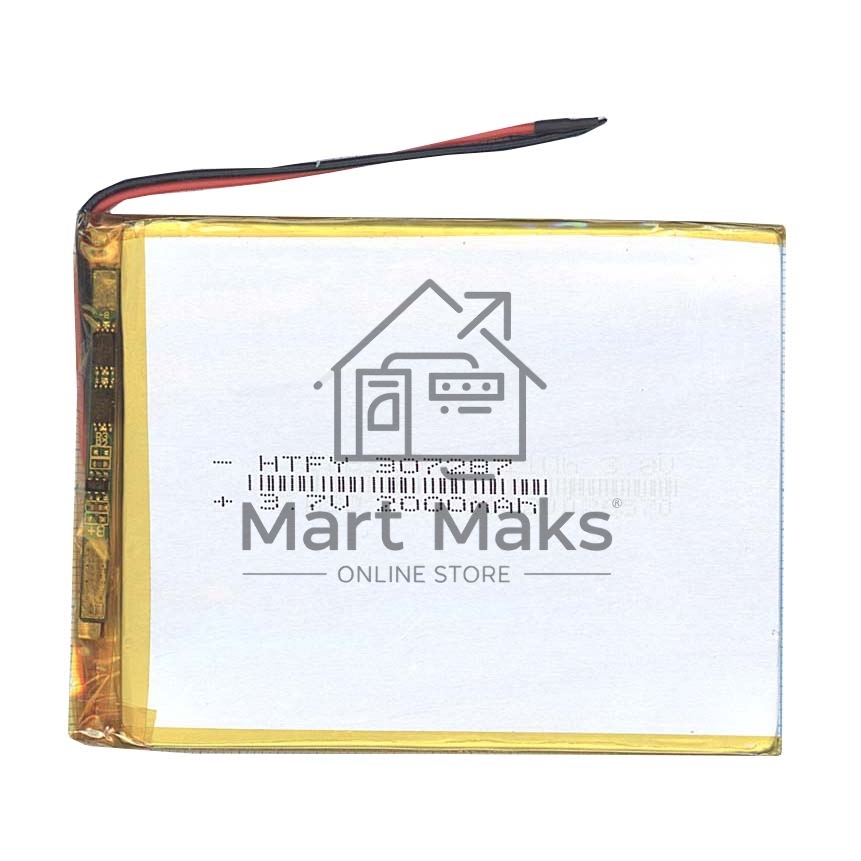 Аккумулятор Li-Pol (батарея) 3*72*87мм 2pin 3.7V/2000mAh