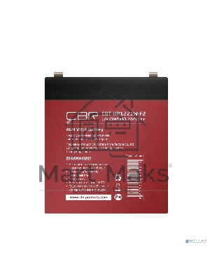 Аккумуляторная VRLA батарея CBR CBT-HR1221W-F2 (12В 5,2А·ч), клеммы F2