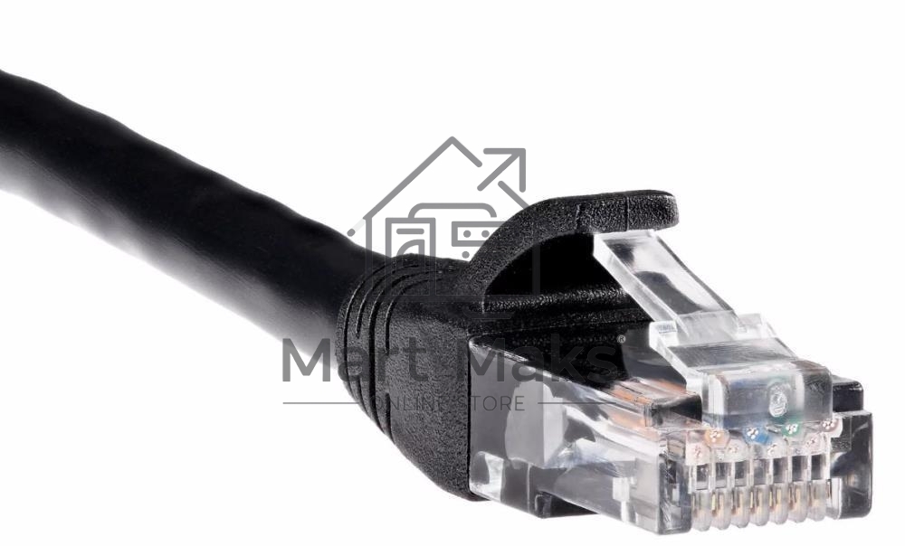 Патч-корд литой AOpen ANP612B-BK-1M (7/0.20) UTP кат.6 черный 1m