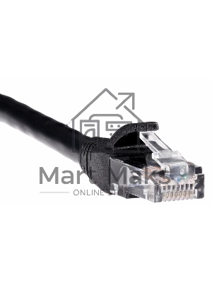 Патч-корд литой AOpen ANP612B-BK-1M (7/0.20) UTP Cat.6 черный 1m