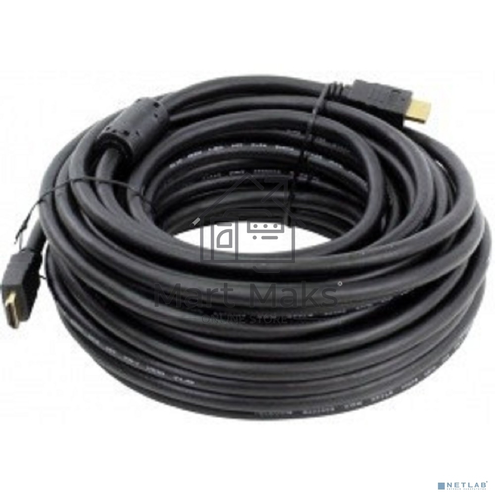 Кабель Telecom HDMI 19M/M 1.4V+3D, 15м 2 фильтра