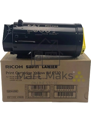 Картридж лазерный желтый Ricoh 418243 для IM C530FB/C530F