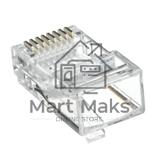 Коннектор VCOM RJ-45 для FTP кабеля 5 кат. экранированный, 100 шт,