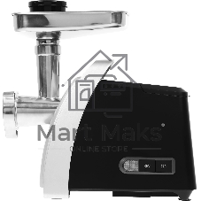 Мясорубка электрическая Bosch MFW68680 черный, 2200 Вт, 4.3 кг/мин, реверс, защита от перегрузки, насадки - 5