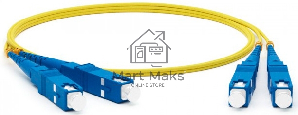 Патч-корд Lanmaster TWT-2SC-2SC/SU-0.5 2x9/125 OS1/OS2 SC дуплекс-SC дуплекс 0.5м ПВХ желтый