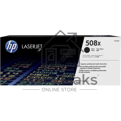 Тонер Картридж HP 508X CF360X черный для HP CLJ M552/M553 (12500стр.)