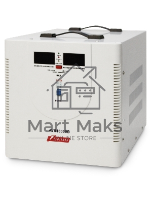 Стабилизатор напряжения Powerman AVS 10000D (10000ВА,50А,КПД 98%,циф. индикация вх./вых. напряж.)