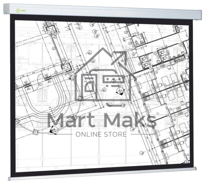 Экран Cactus 104.6x186см Wallscreen CS-PSW-104x186 16:9 настенно-потолочный рулонный белый