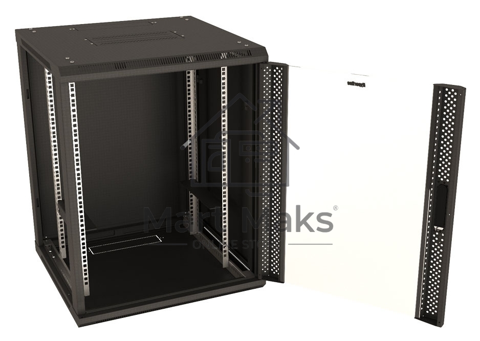 Шкаф настенный Hyperline TWB-2266-GP-RAL9004 19-дюймовый (19