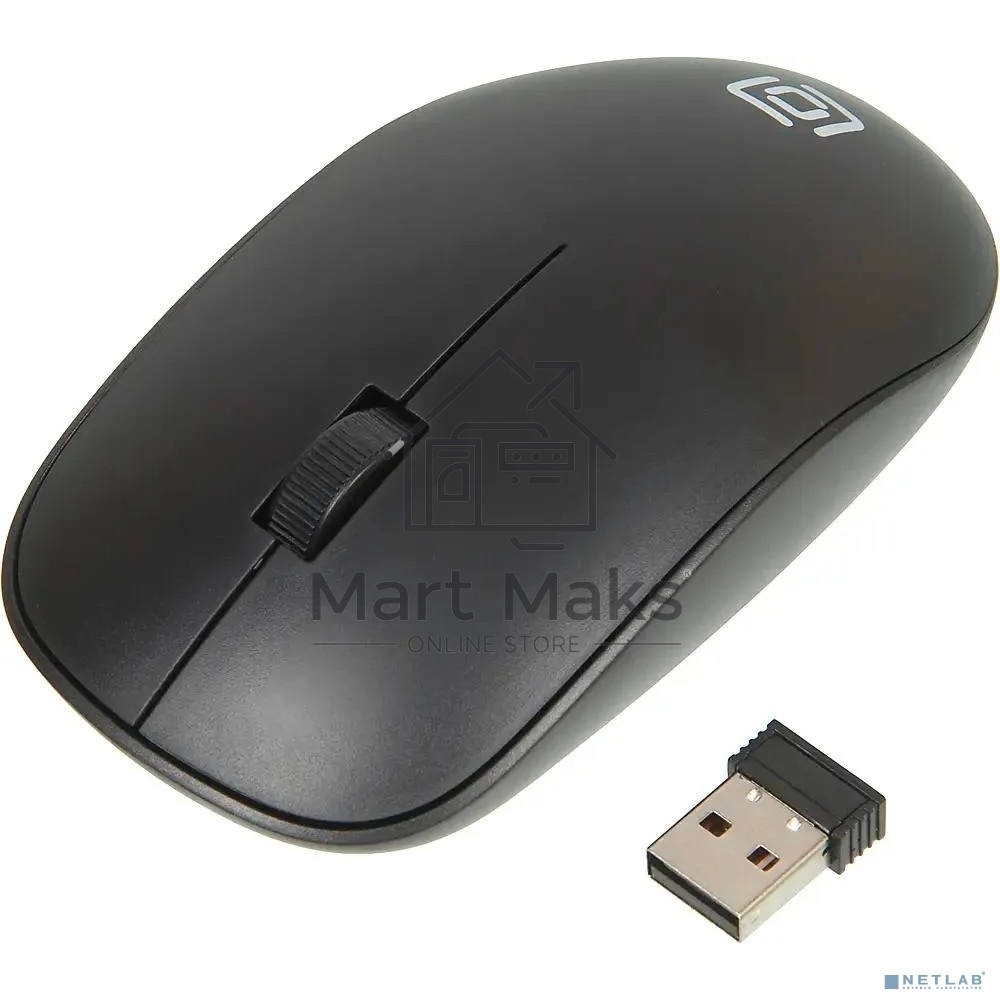 Беспроводной комплект клавиатура + мышь Oklick 230M Black 2.4ГГц Nano Receiver USB