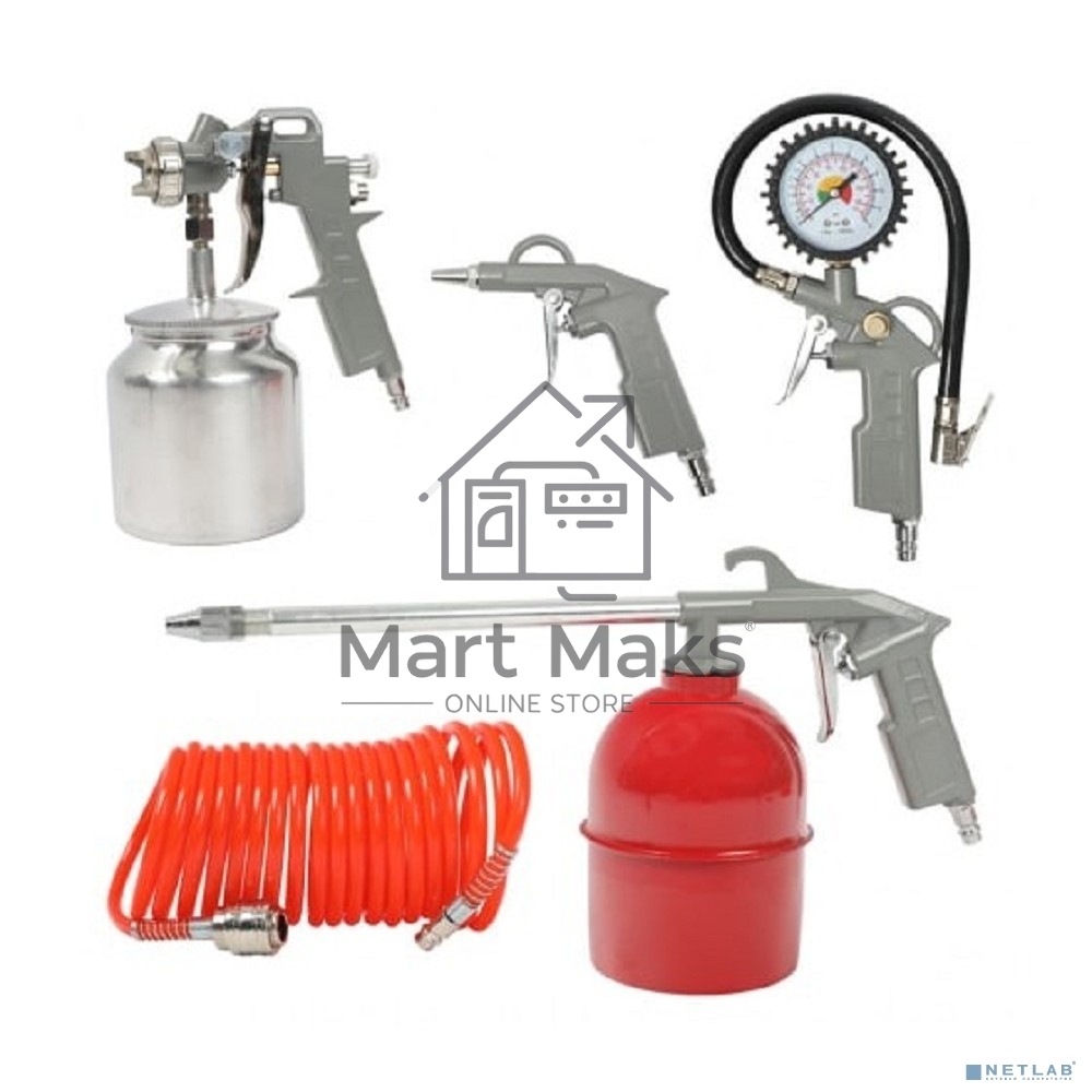 Компрессор PATRIOT EURO 24-240K + набор пневиоинструмента KIT 5В1.5кВт 220В 240л/мин 24л