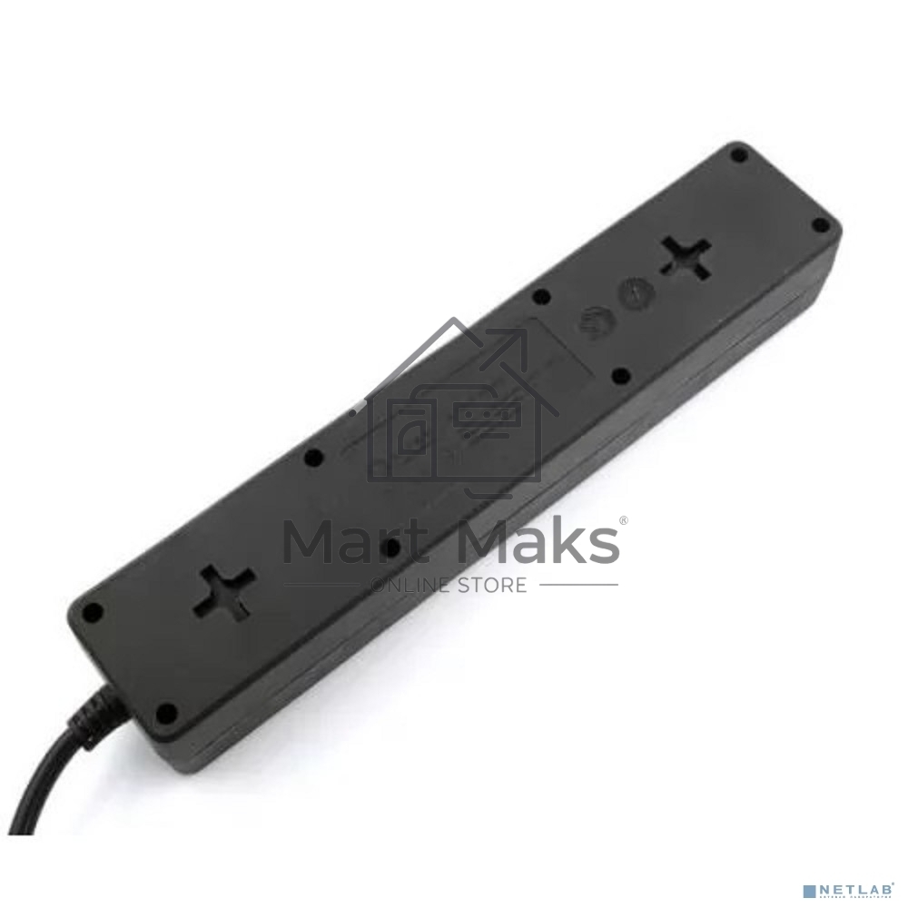 Сетевой фильтр 5bites GARDA SP3B-510 3S / 3*0.75мм2 / 1м / черный