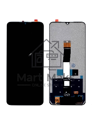 Дисплей (модуль) для Xiaomi Redmi 12C сборе с тачскрином черный