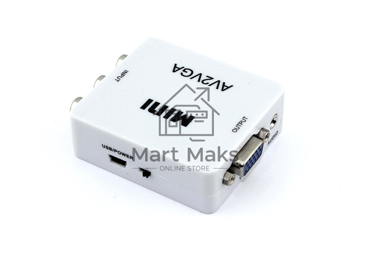 Переходник с AV (тюльпаны) на VGA