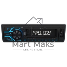 Автомагнитола Prology CMX-190, 1 DIN, Bluetooth, USB Type-A, AUX, пульт ДУ