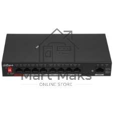 Коммутатор Dahua DH-SMG1009XP, 8×2.5 Гбит/с RJ45 + 1×10 Гбит/с SFP+, неуправляемый