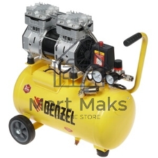 Компрессор Denzel DLS950/24 безмаслянный малошумный 950 Вт, 165 л/мин,ресивер 24 л