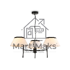 Светильник Ambrella light LH72451/3 BK/WH черный/белый Е14/3 max 40W D800*290-1080