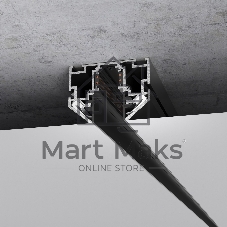 Slim Magnetic Шинопровод в натяжной потолок с декоративными вставками (черный) (2м) 85204/00