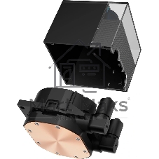 Система охлаждения Water Cooling System PCCooler DS360 Display BK (310W, 360мм, LED, Black, ARGb Pump/Fans: 3x120мм, 90.56CFM, 39.8dBA, 2500RPM/Pump height 65мм, 15dBA, 2600RPM, Rad thickness 27мм/S: 1851, 1700, 1200, 115X, AM5, AM4)