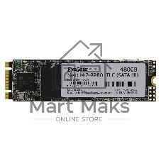 Накопитель SSD ExeGate Next A2000TS480, 480Gb, M.2 2280, SATA III, R/W 563/497