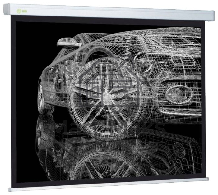 Экран Cactus 213x213см Wallscreen CS-PSW-213x213 1:1 настенно-потолочный рулонный белый
