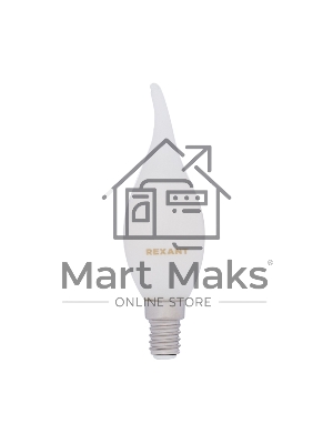 Лампа светодиодная филаментная Rexant Свеча на ветру CN37 9.5 Вт 915 Лм 4000K E14 матовая колба