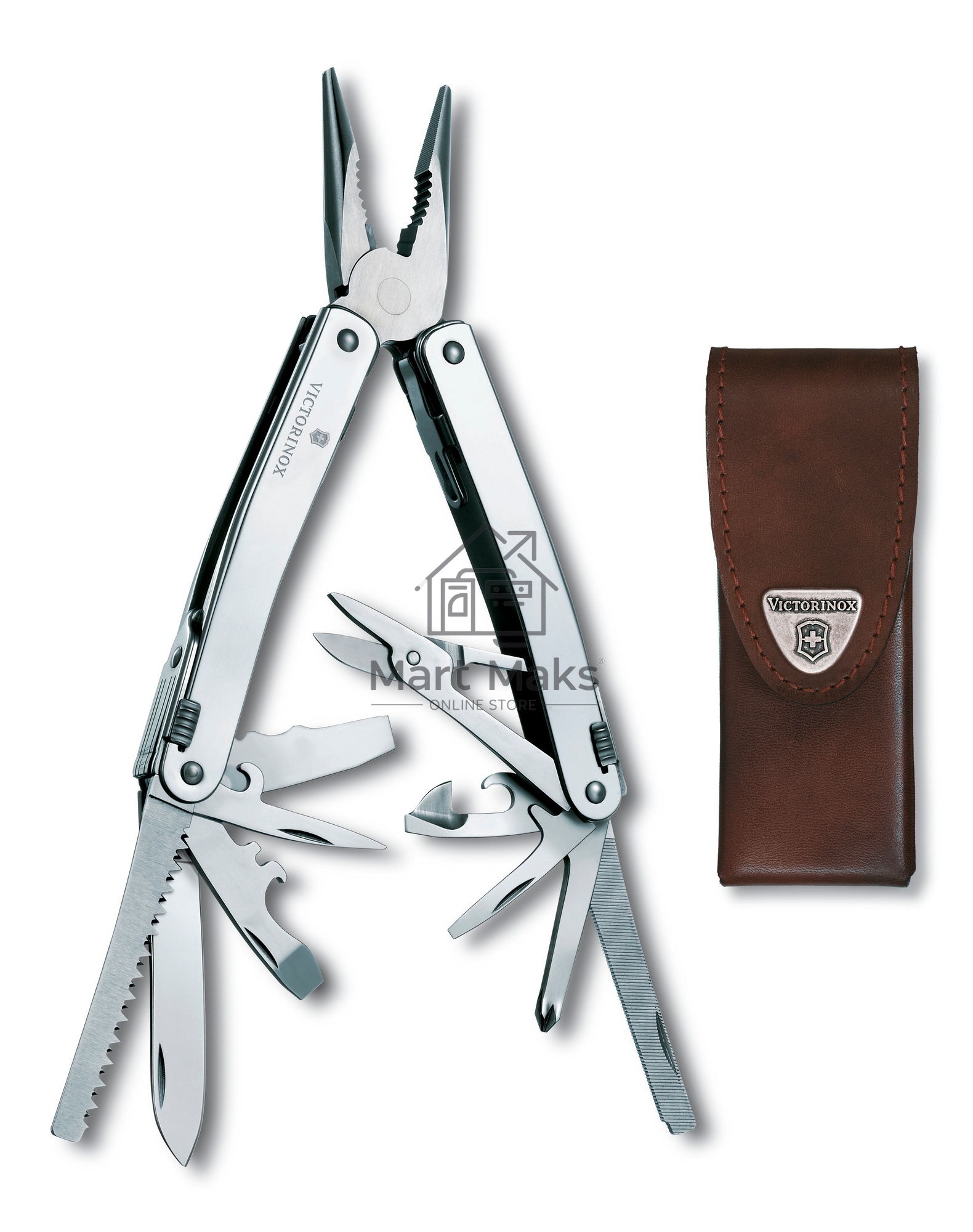 Мультитул Victorinox SwissTool Spirit X (3.0224.LB1) 105мм 26функц. серебристый блистер