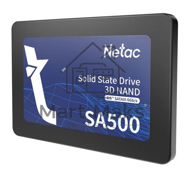 Накопитель SSD Netac SA500, 512GB, SATA III, 2.5