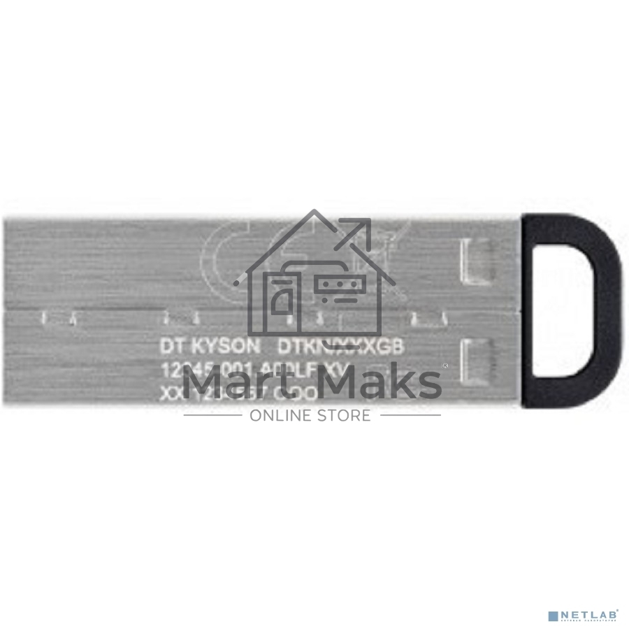 Флешка USB R/W R/W Kingston 128Gb DataTraveler KYSON <DTKN/128GB>, (USB 3.2, 200 МБ/с при чтении, 60 МБ/с при записи)