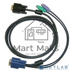 Переключатель D-Link DKVM-IPCB/10 Упаковка 10 кабелей KVM для устройств DKVM-IP1/IP8, длина 1.8м 