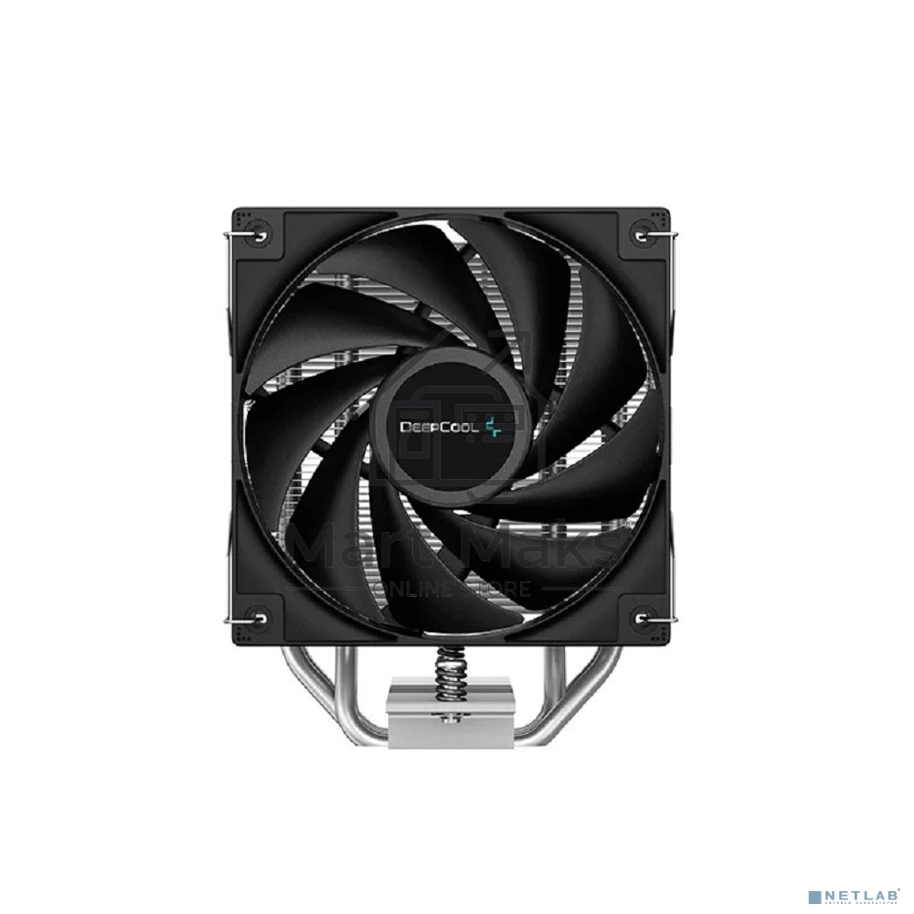 Кулер для процессора DEEPCOOL AG400 черный, 120 мм, алюминий/медь, 2000 об/мин, 31.6 дБ, 4 pin, 220 Вт, 150 мм