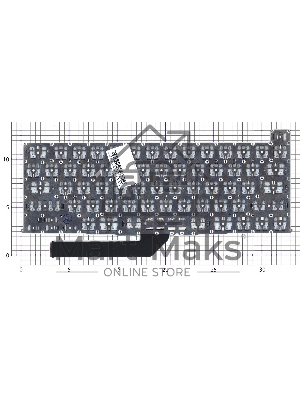 Клавиатура для ноутбука Apple MacBook Pro 16 Retina A2141 Late 2019 плоский Enter