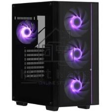 Компьютерный корпус Deepcool MATREXX 55 MESH V4 без БП, боковое окно (закаленное стекло), 3xARGB LED 140мм вентилятора спереди, 1xARGB LED 120мм вентилятор сзади, черный, ATX
